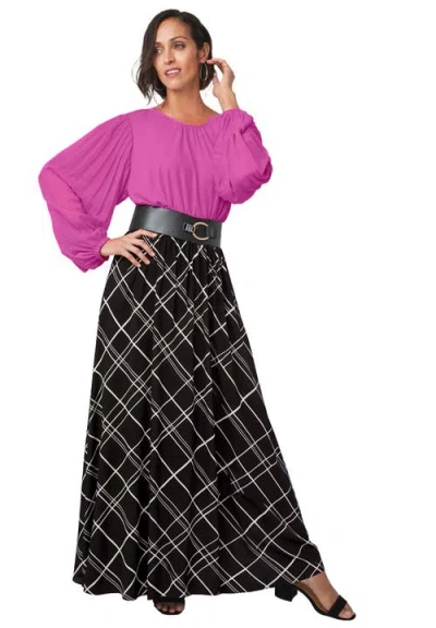 Jessica London Everyday Stretch Knit Maxi Skirt In Black