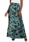 Jessica London Everyday Stretch Knit Maxi Skirt In Green