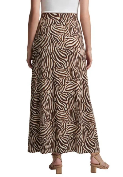 Jessica London Everyday Stretch Knit Maxi Skirt In Multi