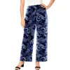 Jessica London Everyday Stretch Knit Wide Leg Pant In Pattern