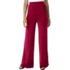 Jessica London Everyday Stretch Knit Wide Leg Pant In Red