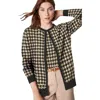 Jessica London Fine Gauge Button-front Cardigan In Black