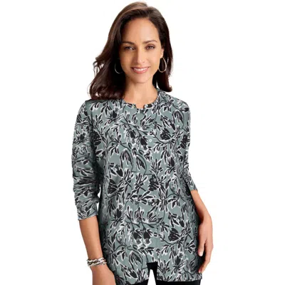 Jessica London Fine Gauge Cardigan In Brown