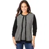 Jessica London Fine Gauge Cardigan In Multi