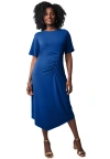 Jessica London Flutter Sleeve Midi Dress In Blue