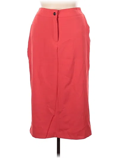 Pre-owned Jessica London Formal Skirt In Red