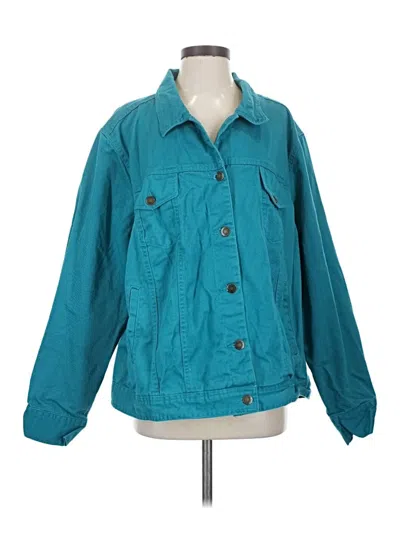 Pre-owned Jessica London Jacket In Teal