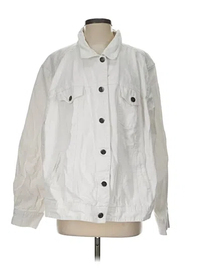 Pre-owned Jessica London Jacket In White