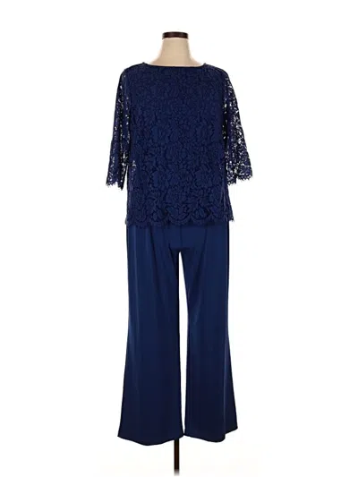 Pre-owned Jessica London Jumpsuit In Blue