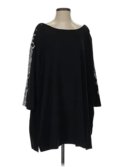 Pre-owned Jessica London Kimono In Black
