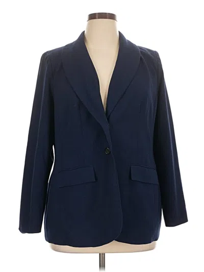 Pre-owned Jessica London Kimono In Blue
