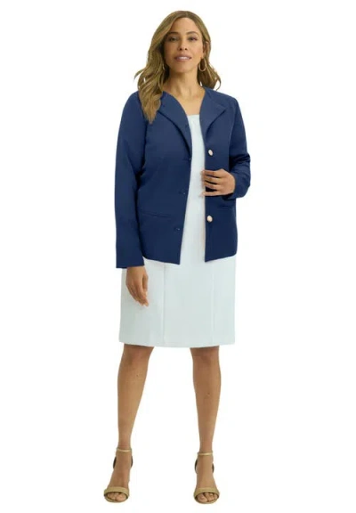 Jessica London Lady Jacket In Blue