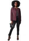 Jessica London Lady Jacket In Burgundy