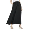 Jessica London Soft Ease Midi Skirt In Black