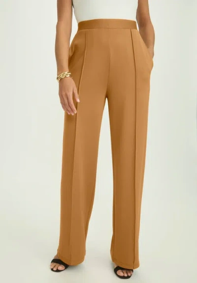 Jessica London Perfectease Wide Leg Pant In Orange