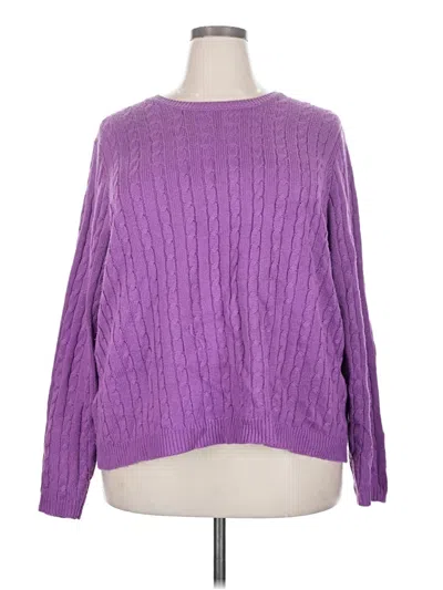 Pre-owned Jessica London Pullover Sweater In Purple