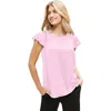 Jessica London Satin Blouse In Pink