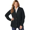 Jessica London Shaker Blazer In Black