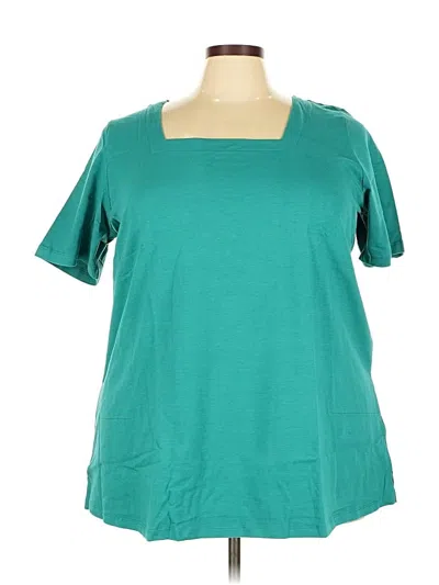 Pre-owned Jessica London Short Sleeve T-shirt In Blue