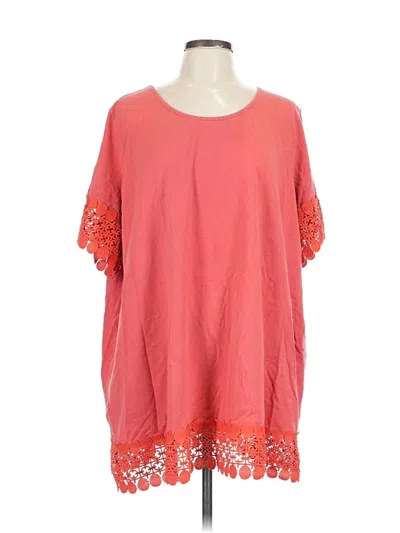Pre-owned Jessica London Short Sleeve T-shirt In Orange