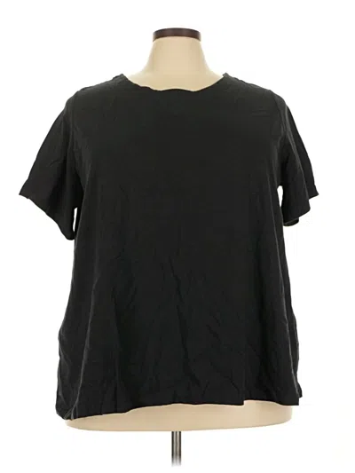 Pre-owned Jessica London Short Sleeve T-shirt In Black
