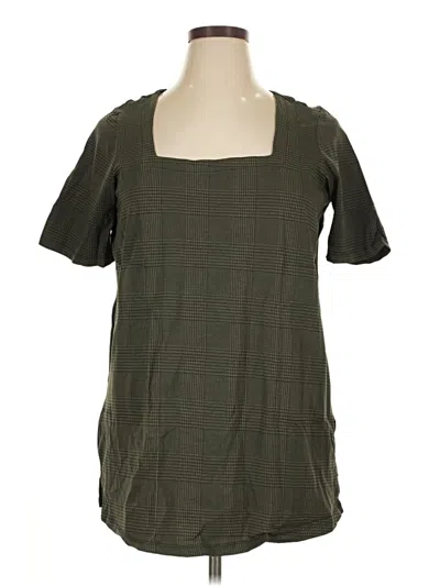 Pre-owned Jessica London Short Sleeve T-shirt In Green