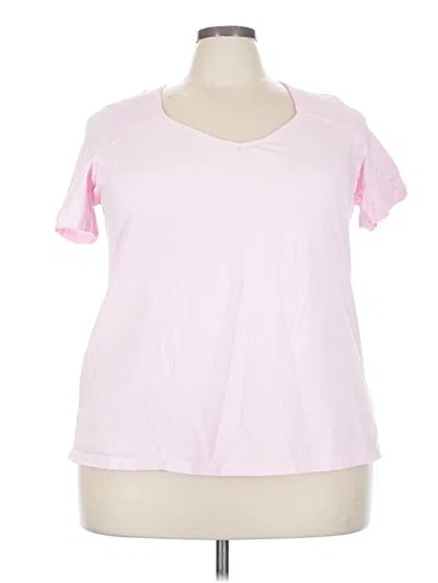 Pre-owned Jessica London Short Sleeve T-shirt In Pink