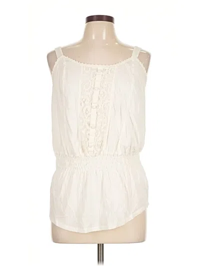 Pre-owned Jessica London Sleeveless Blouse In Ivory