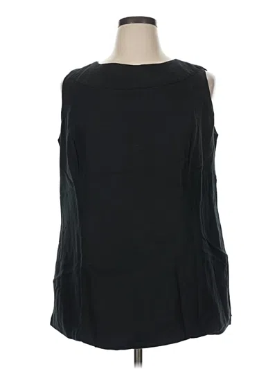 Pre-owned Jessica London Sleeveless T-shirt In Black