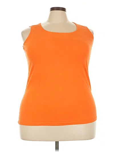 Pre-owned Jessica London Sleeveless T-shirt In Orange
