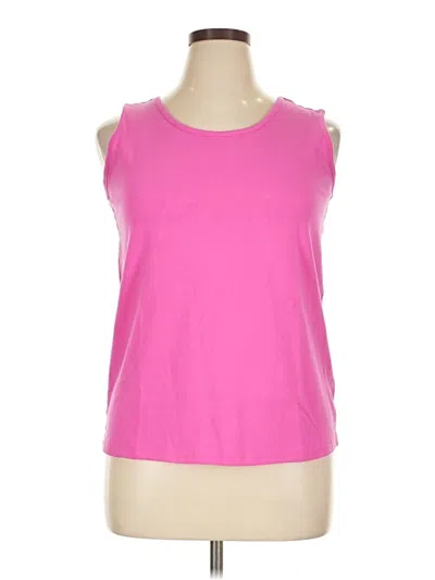 Pre-owned Jessica London Sleeveless T-shirt In Pink