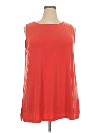 Pre-owned Jessica London Sleeveless T-shirt In Red