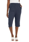Jessica London Soft Ease Capri In Blue