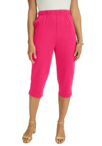Jessica London Soft Ease Capri In Multi
