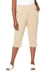 Jessica London Soft Ease Capri In Neutral
