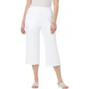 Jessica London Soft Ease Wide Crop In White