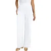 Jessica London Soft Ease Wide Leg Pant In White