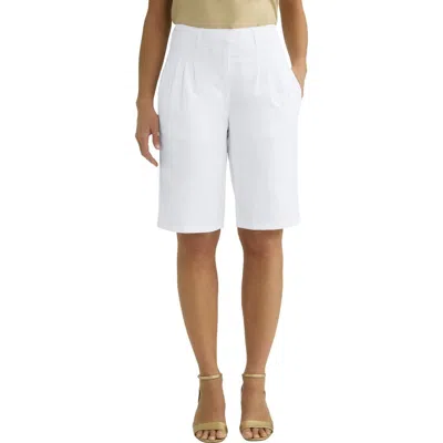 Jessica London Stretch Chino Short In White