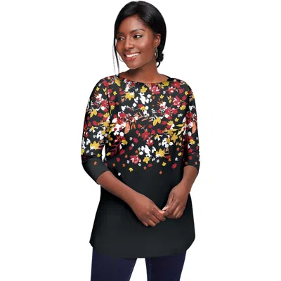 Jessica London Stretch Cotton Boatneck Tunic