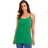 Jessica London Stretch Cotton Cami In Green