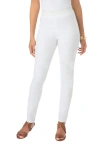 Jessica London Stretch Denim Skinny Jegging In White