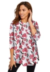 Jessica London Stretch Knit Swing Tunic In Pink