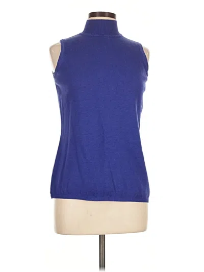 Pre-owned Jessica London Sweater Vest In Blue