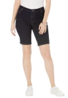 Jessica London True Fit Stretch Denim Bermuda Short In Purple