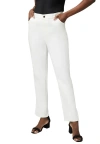 Jessica London True Fit Stretch Denim Straight Leg Jean In White
