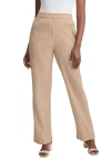 Jessica London Wide Leg Gauze Pant In Gold