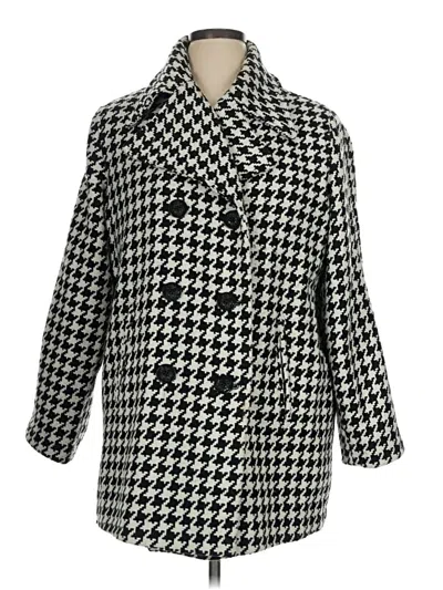 Pre-owned Jessica London Wool Coat In Black