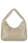 Jessica Mcclintock Ada Crystal Hobo Bag In Gold