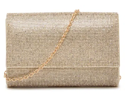 Jessica Mcclintock Alexis Crystal Clutch In Champagne