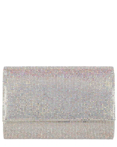 Jessica Mcclintock Alexis Sparkle Clutch In Silver